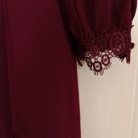 a new day Burgundy Long Sleeve Dress - Picture 9 of 9